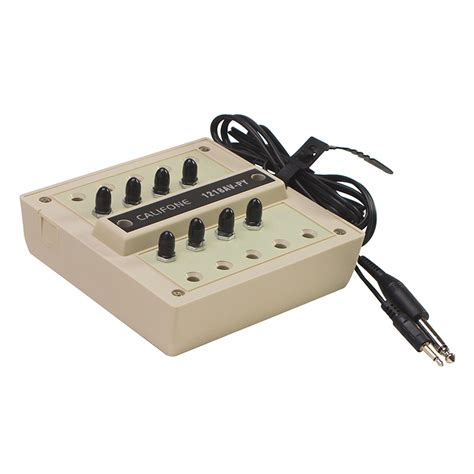 califone headphone junction box|Califone 8 Position Jackbox with Volume Control, 1218AVPY.